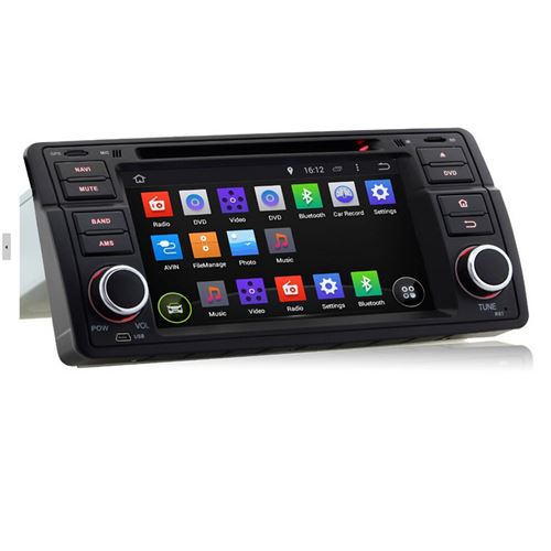 Android 5.1.1 system 7 Inches Car dvd Player for BMW E46