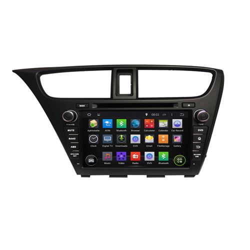 Android 5 system 4 Core Touch Screen Car GPS Navigation for Honda 2014