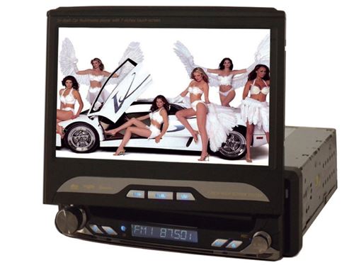 7 '''' single din dvd with digital screen