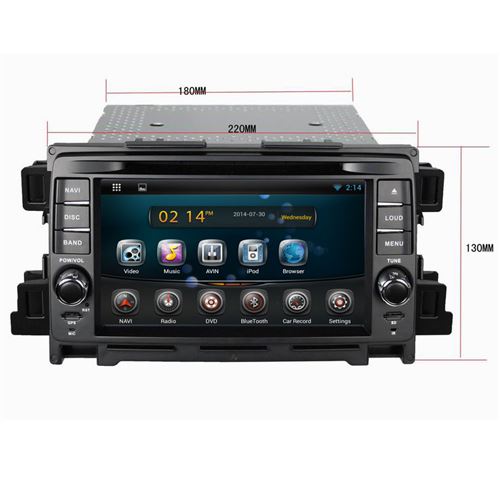 High Performance Android 5.1.1 sysytem 4 Core Car Multimeida with DVB,BT for Mazda