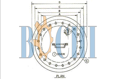 Round Watertight Manhole Cover