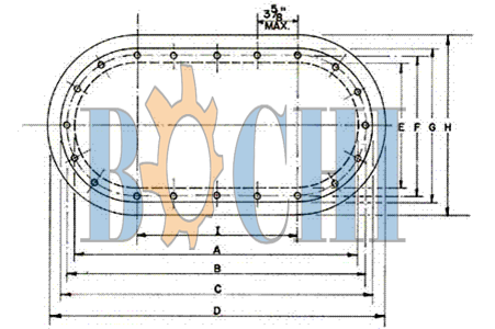 Oval Watertight Manhole Cover