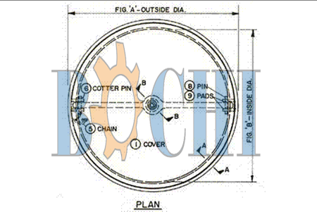 Single Bolt Manhole Cover