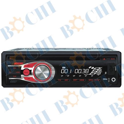 High Performance Fixed front panel car mp3 player with Large LCD power Level meter