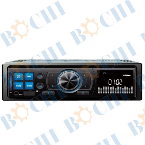 Best Performance Fixed Front Panel Car Mp3 player with Encode volume control/LED Security Light