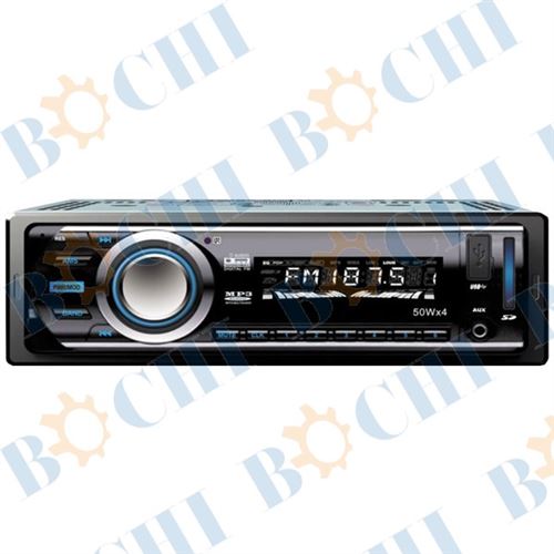 Fantastic Best Fixed front Panel Car Mp3 player with LED Security Light/FM station seek