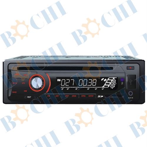 Hotselling High Quality Fixed panel Car Mp3 Player with electronic preset equlizer control