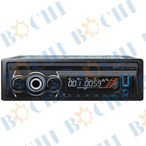 hotselling fanshionable fixed front panel car mp3 player with Encode volume control/clock function