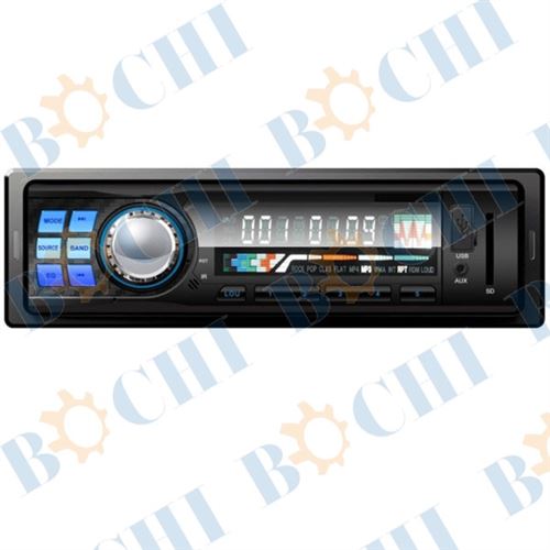 Best Perfromance Car Mp3 player with digital clock/fixed front panel