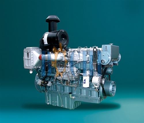 6 Cylinder 6T Seires Turbocharged Vertical Marine Diesel Engine