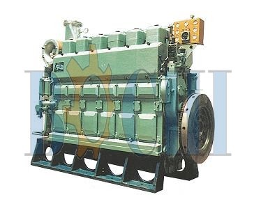 BMMPP-DEZ002 Air Inter Cooling In Line 4 Stroke Turbo Marine Diesel Engine