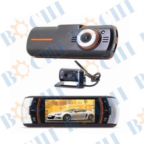 Best performance Car Dvr with double camera