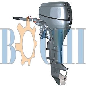 4 Stroke 6hp 2 Cylinder Manual Water Cooling Outboard Engines
