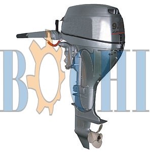 4 Stroke 9.9hp 2 Cylinder Till Control Outboard Engine
