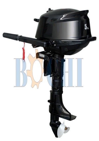4 Stroke 5hp Single Cylinder Water Cooling Outboard Engine Motors