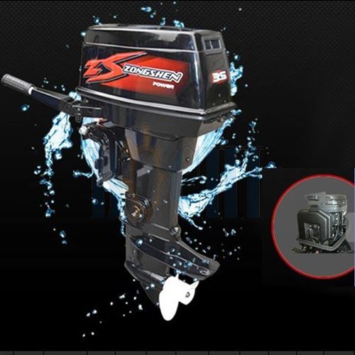 35 HP 2 Stroke Front Control Boat Engine