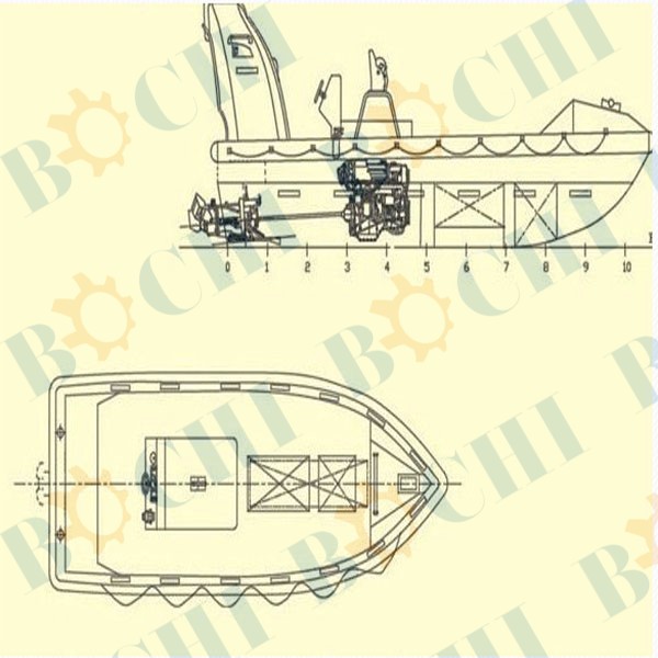 FRP Fast Rescue Boat