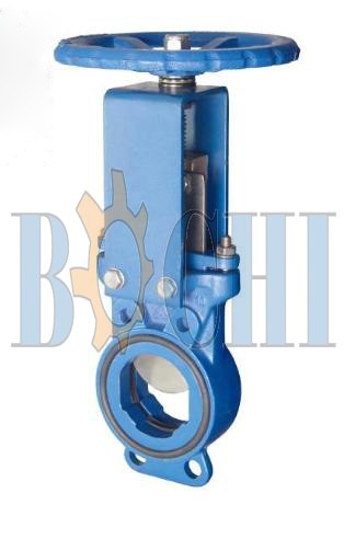 Equipped Flange Bid-direction Knfie Gate Valve