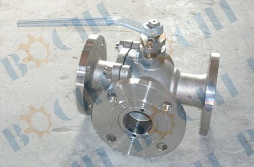 Three ball valve