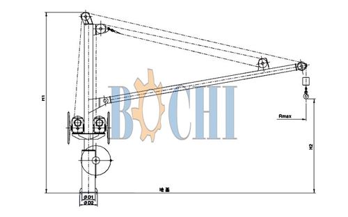 Manual Slewing Crane