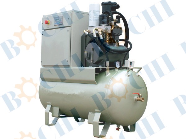 Tank-mounted Screw Air Compressor