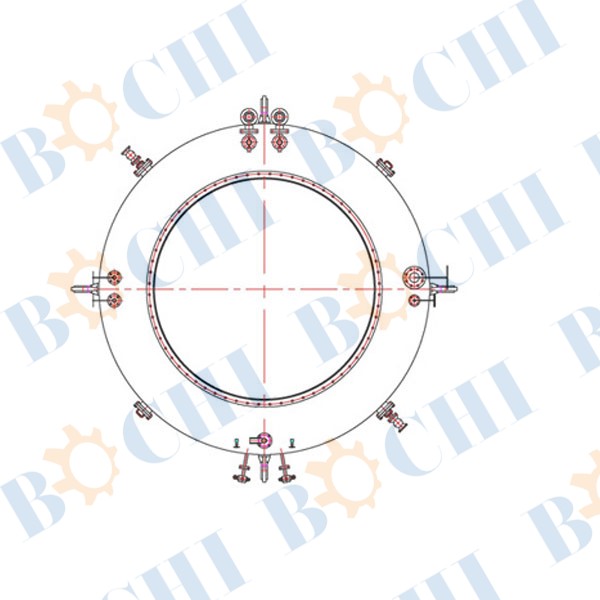 LFY Marine Vertical Gas-tube Exhaust Gas Boiler Size