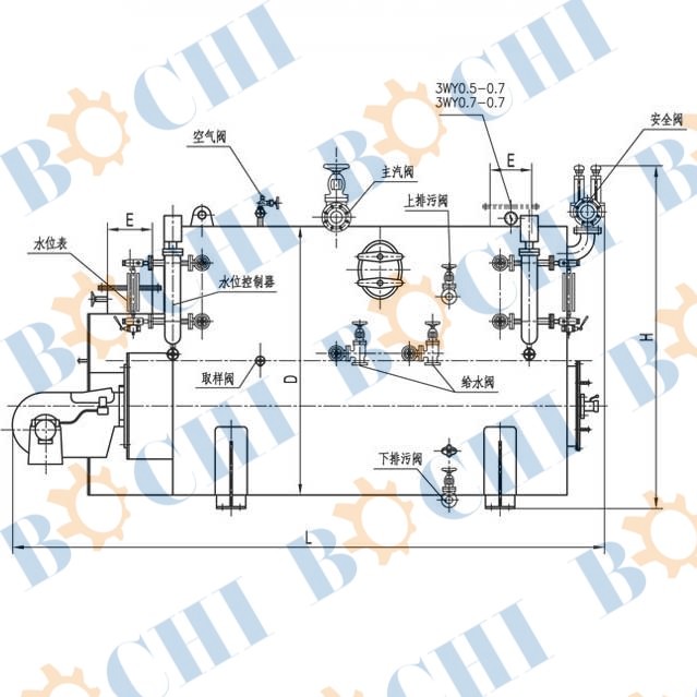 2WY 3WY Series Marine Oil Burning Boiler