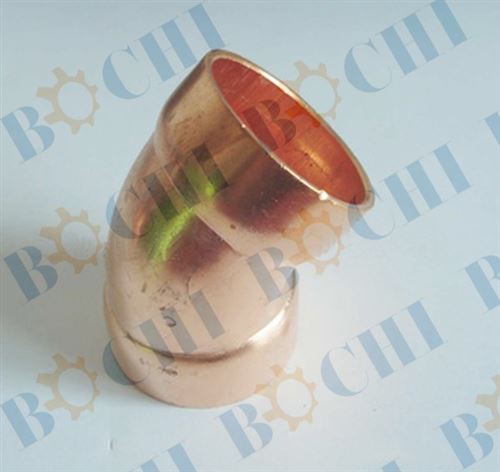 Copper fittings 45° elbow and 90° elbow