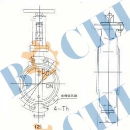 Marine Spiral Wafer Butterfly Valve 5k 10k