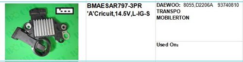 DAEWOO: 8055,D2206A 93740810