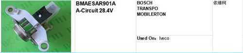 BMAESAR901A A-Circuit 28.4V Used On：Iveco