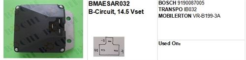 Regulator BOSCH 9190087005 TRANSPO IB032