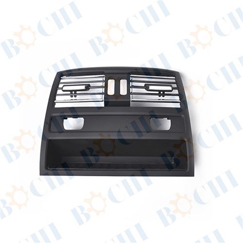 Car rear A/C vent panel with plating and heated vent For BMW 5 series
